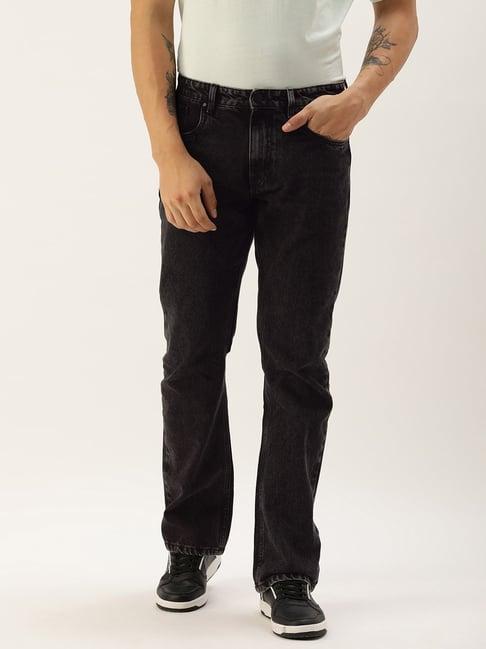 bene kleed dark grey bootcut lightly washed jeans