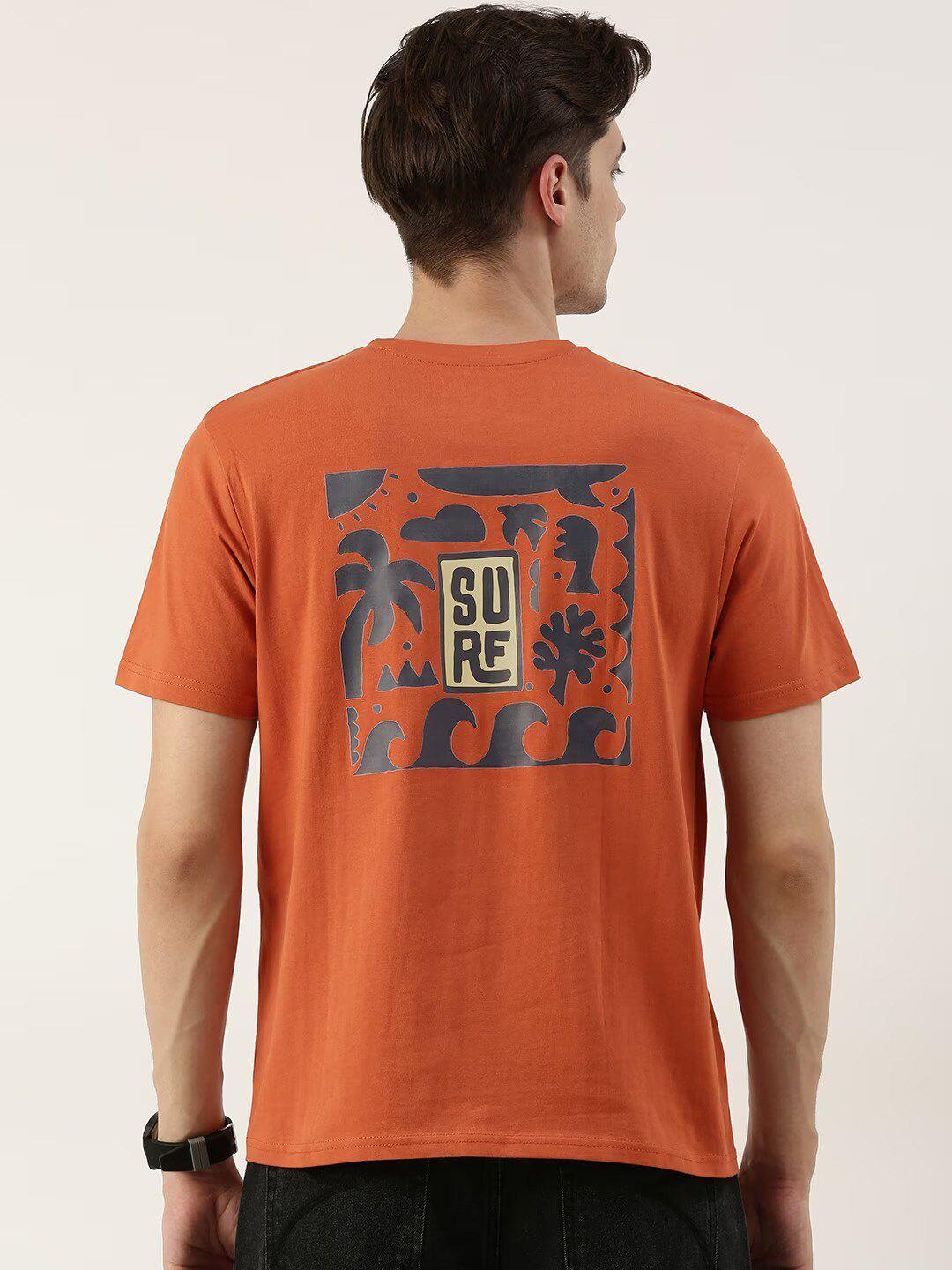bene kleed graphic printed pure cotton t-shirt