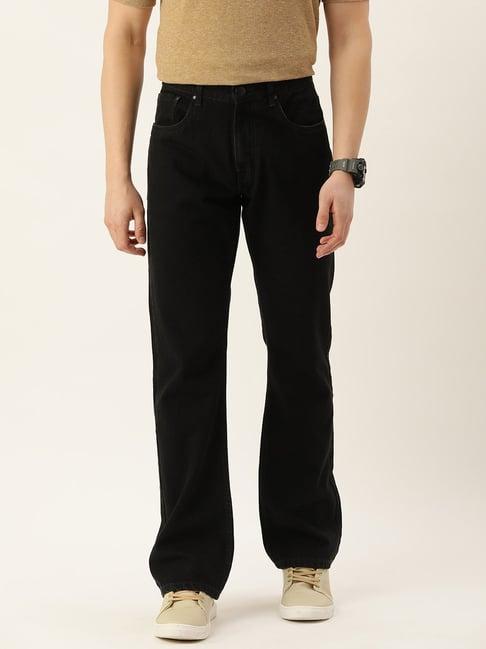 bene kleed black bootcut lightly washed jeans