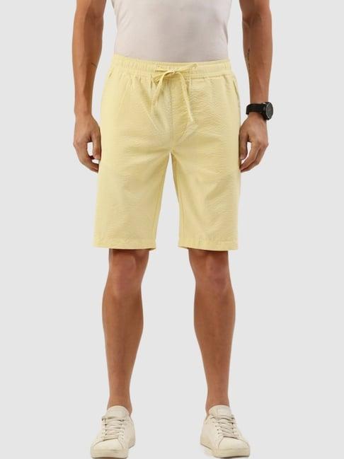 bene kleed cream regular fit shorts