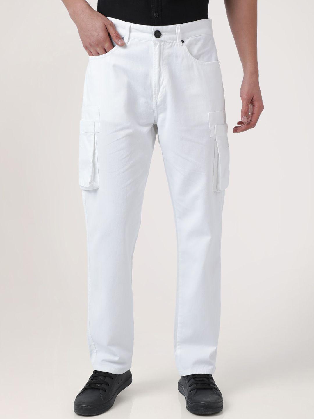 bene kleed men cotton straight fit cargos