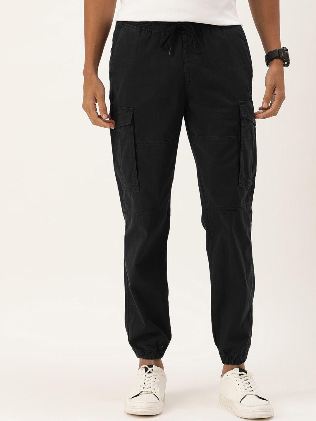 bene kleed men mid-rise plain joggers