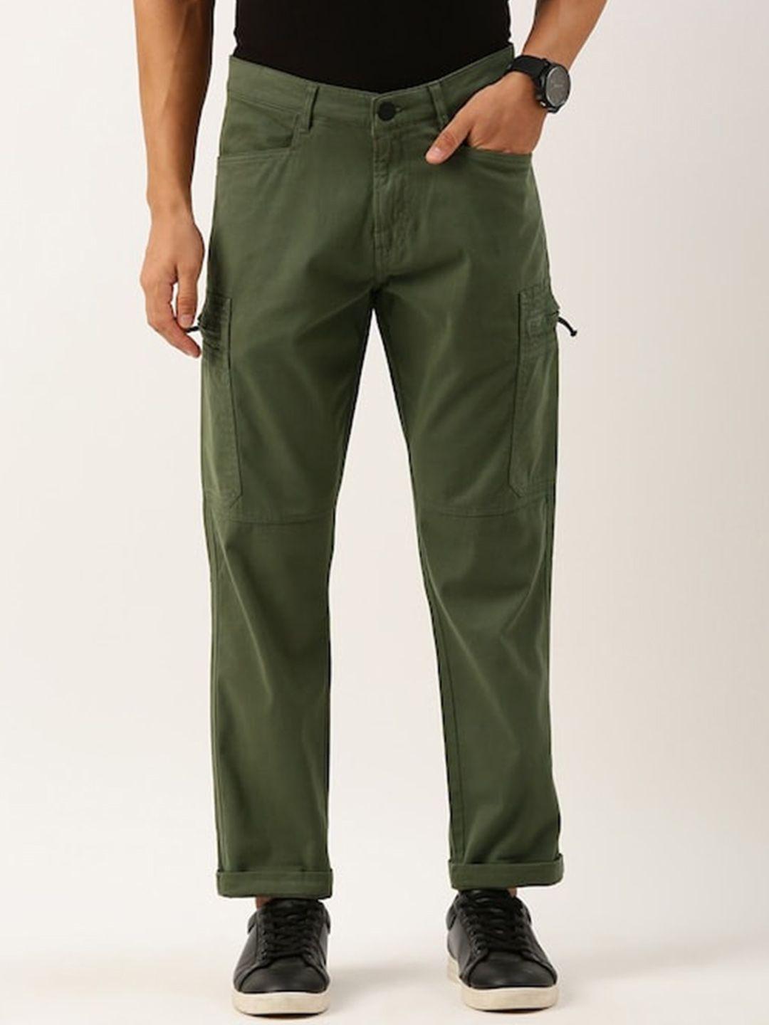 bene kleed men slim fit cargos trousers