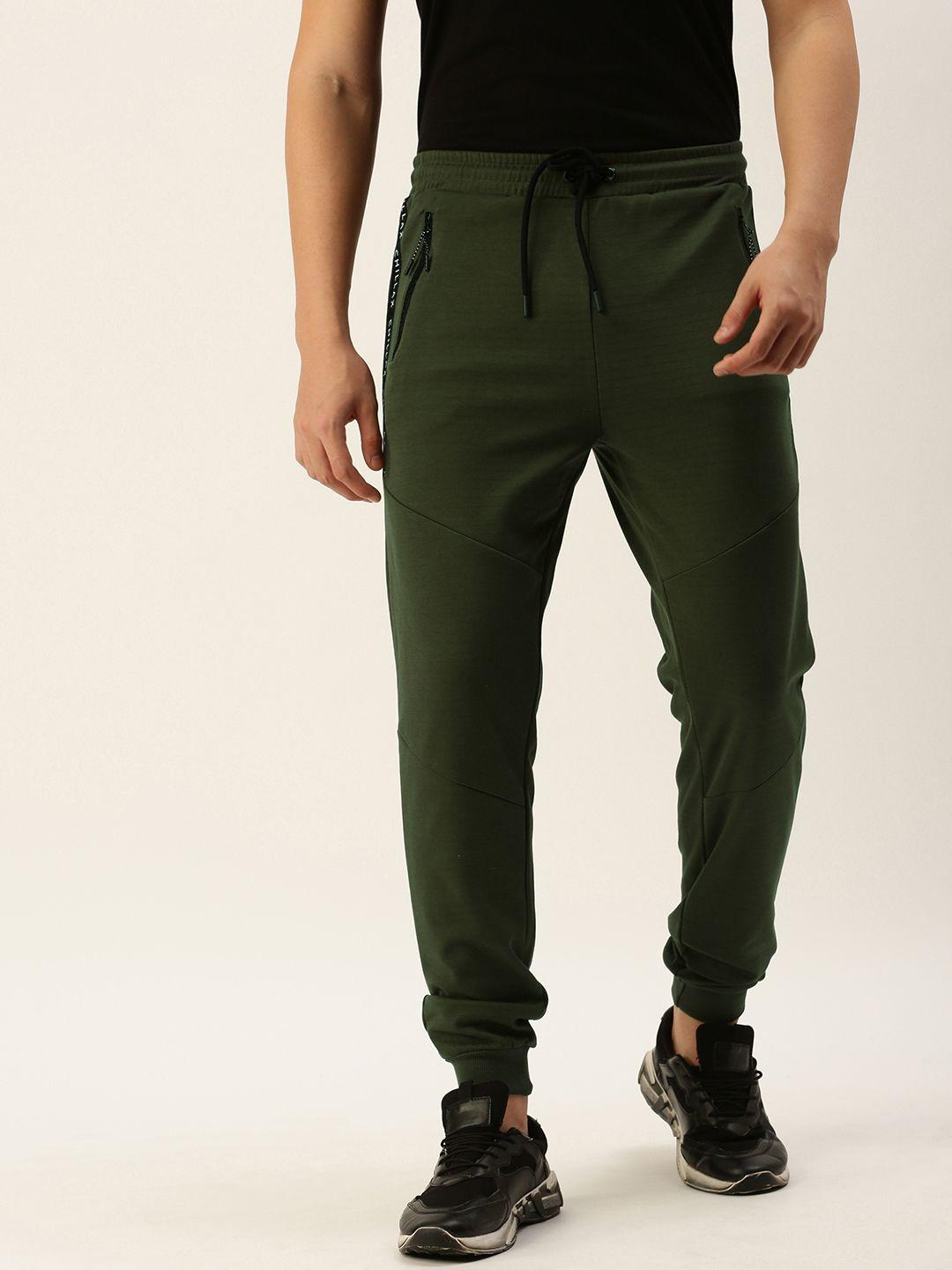 bene kleed men solid regular fit joggers