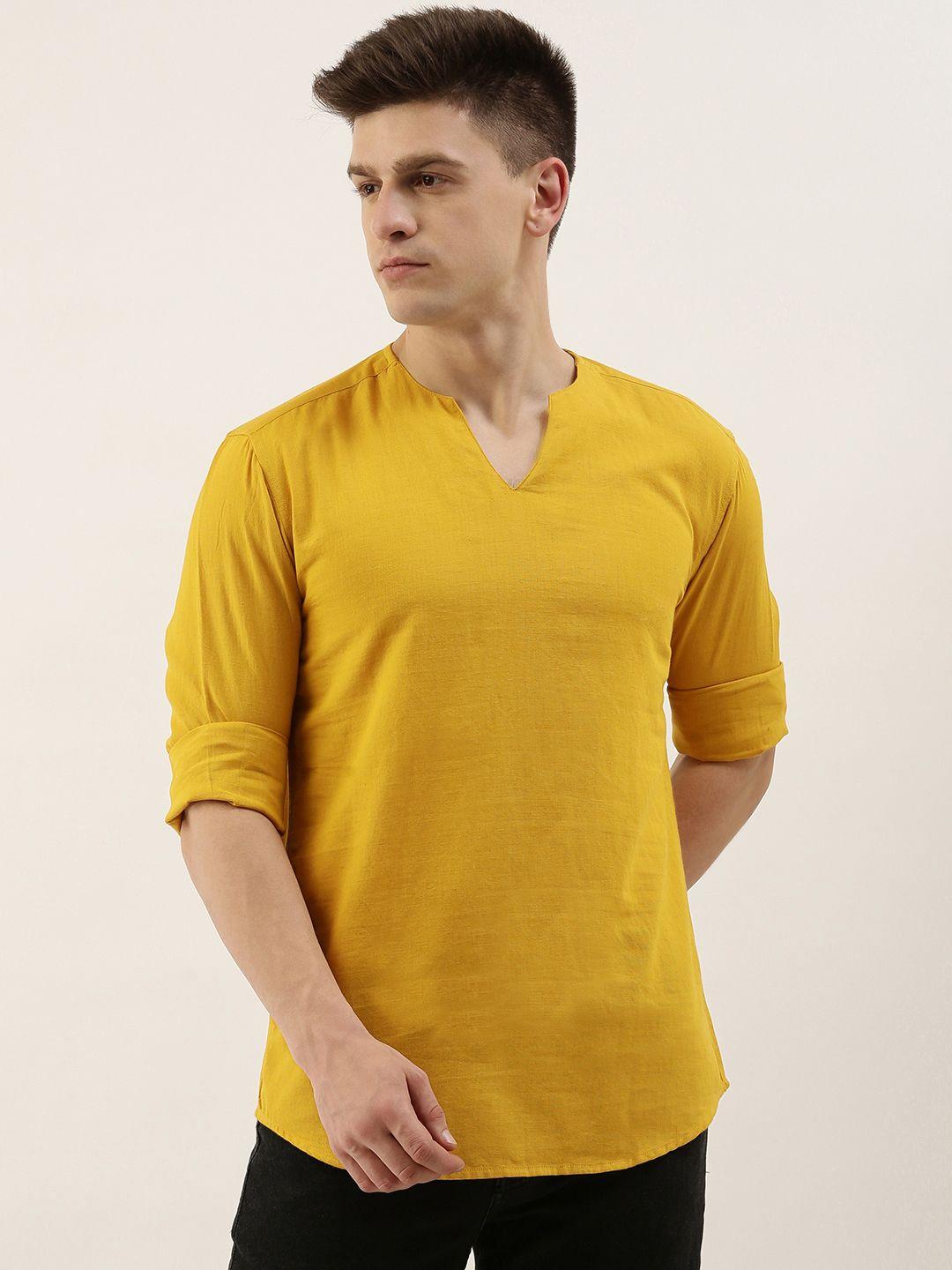 bene kleed slim fit solid pure cotton kurta