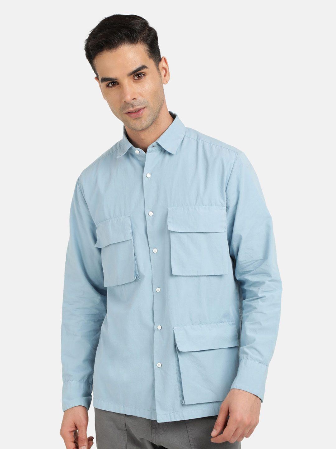 bene kleed spread collar relaxed pure cotton shirt