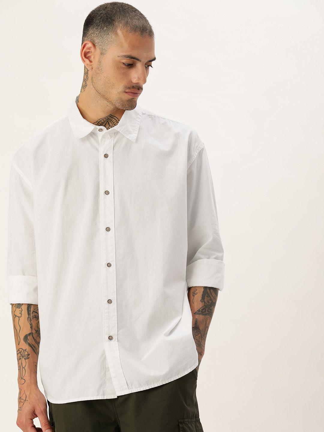 bene kleed unisex oversized pure cotton casual shirt