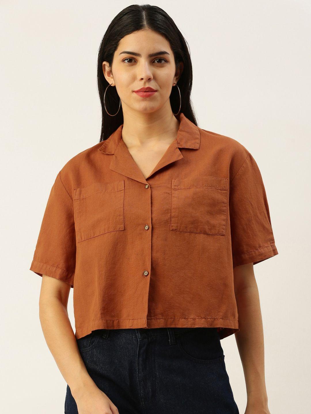 bene kleed women boxy opaque casual shirt