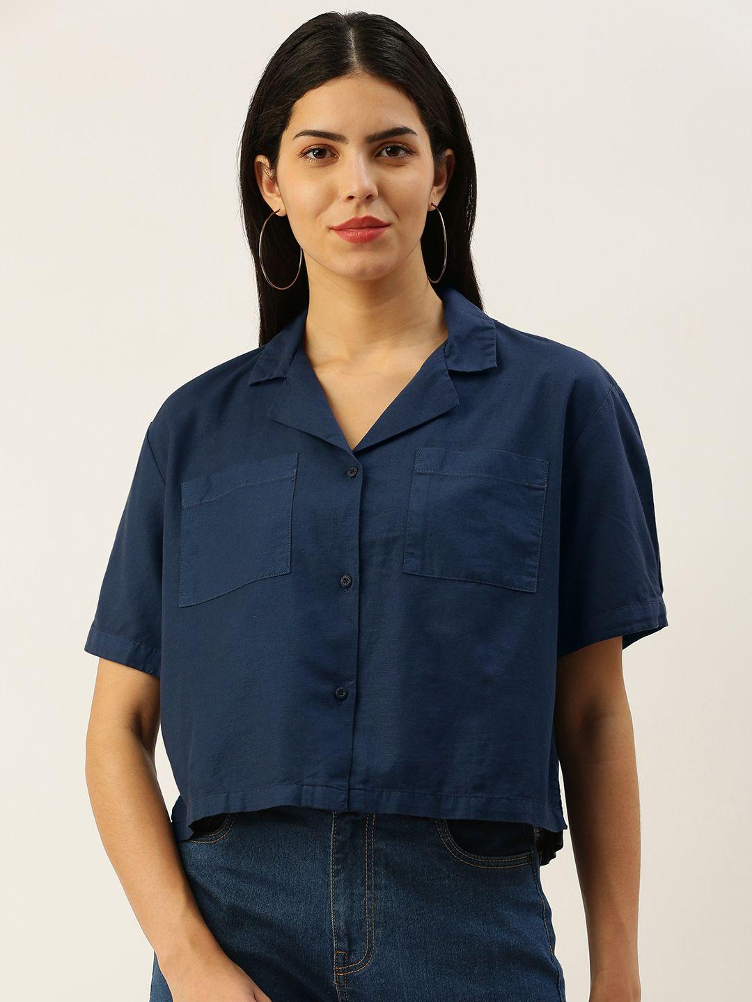 bene kleed women boxy opaque casual shirt