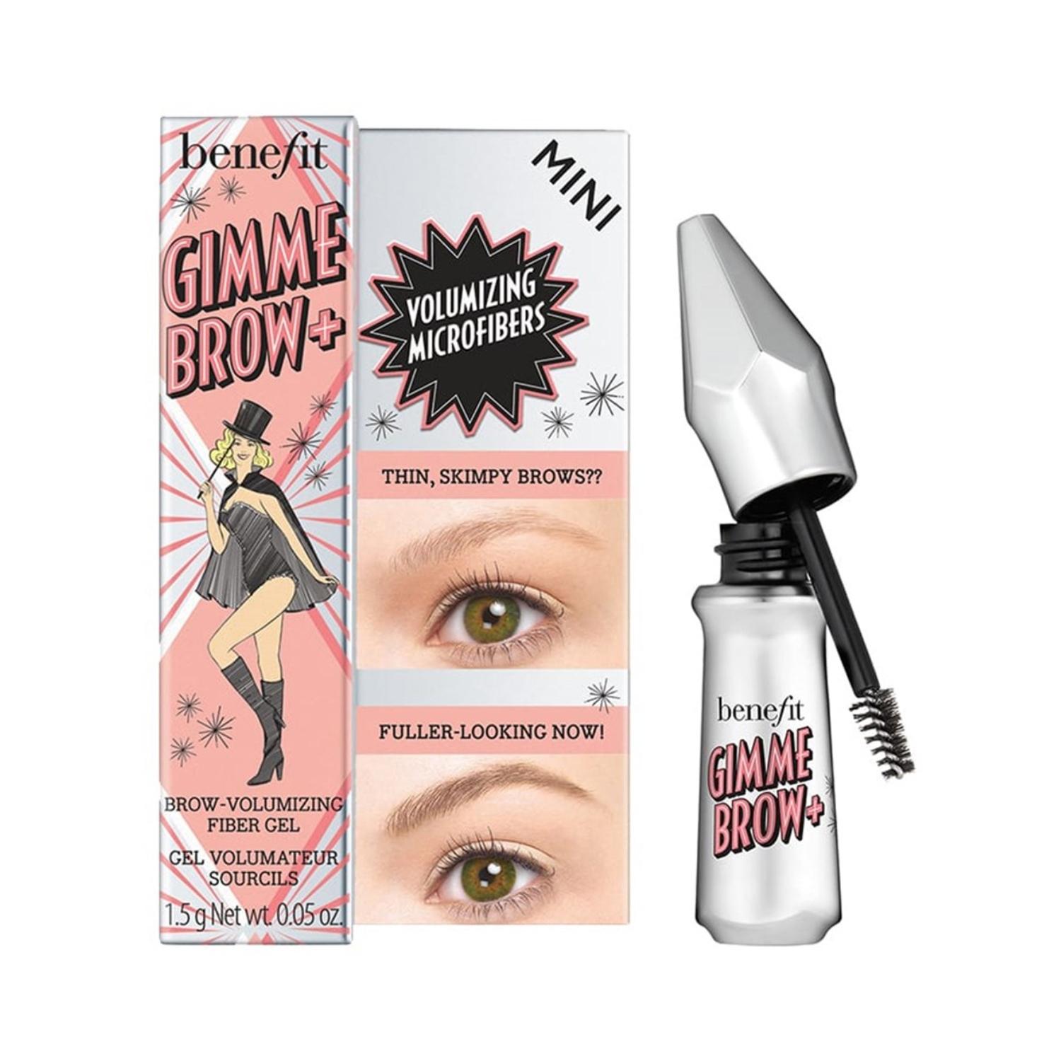 benefit cosmetics gimme brow+ volumizing eyebrow gel mini - 01 cool light blonde (1.5g)