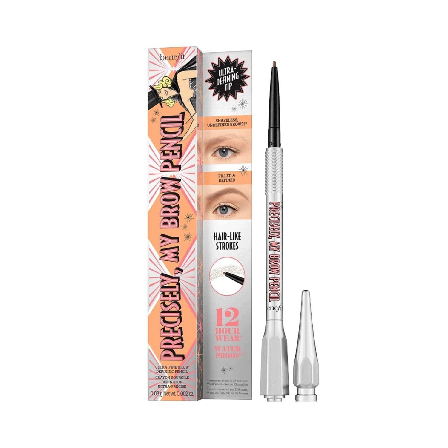 benefit cosmetics precisely my brow pencil - 4.5 neutral deep brown (0.08g)