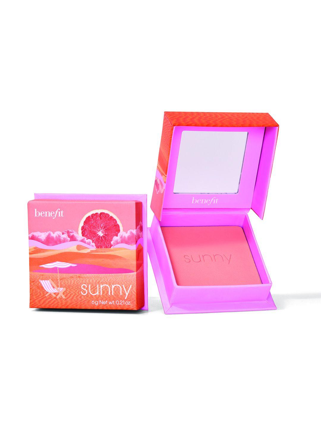 benefit cosmetics smudge-proof soft shimmer finish warm coral blush 6 g - sunny