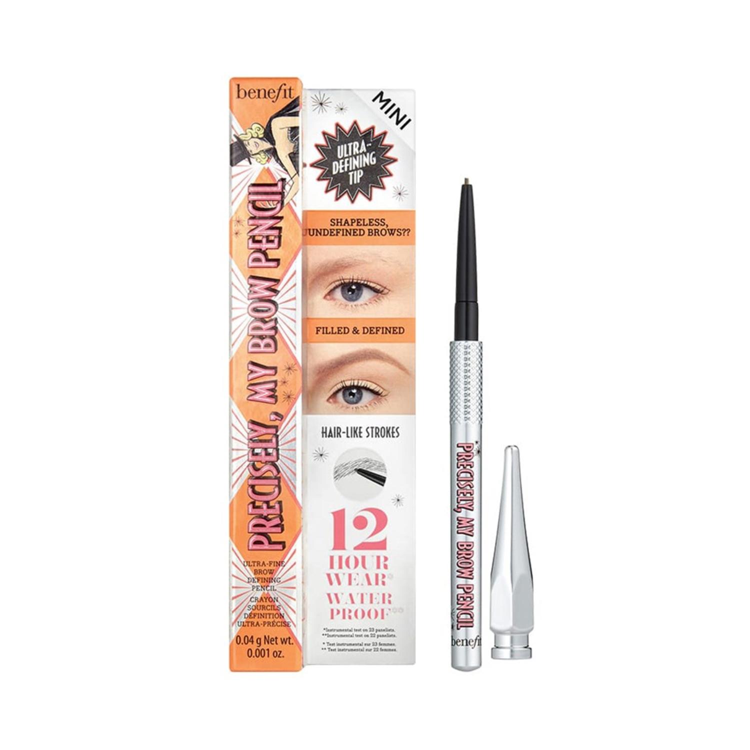 benefit cosmetics precisely my brow pencil mini - 05 warm black brown (0.04g)