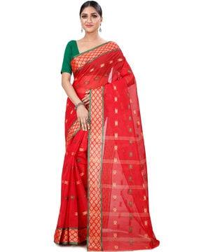 bengali pure cotton handloom tant saree