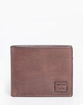 benson boxed bi-fold leather wallet