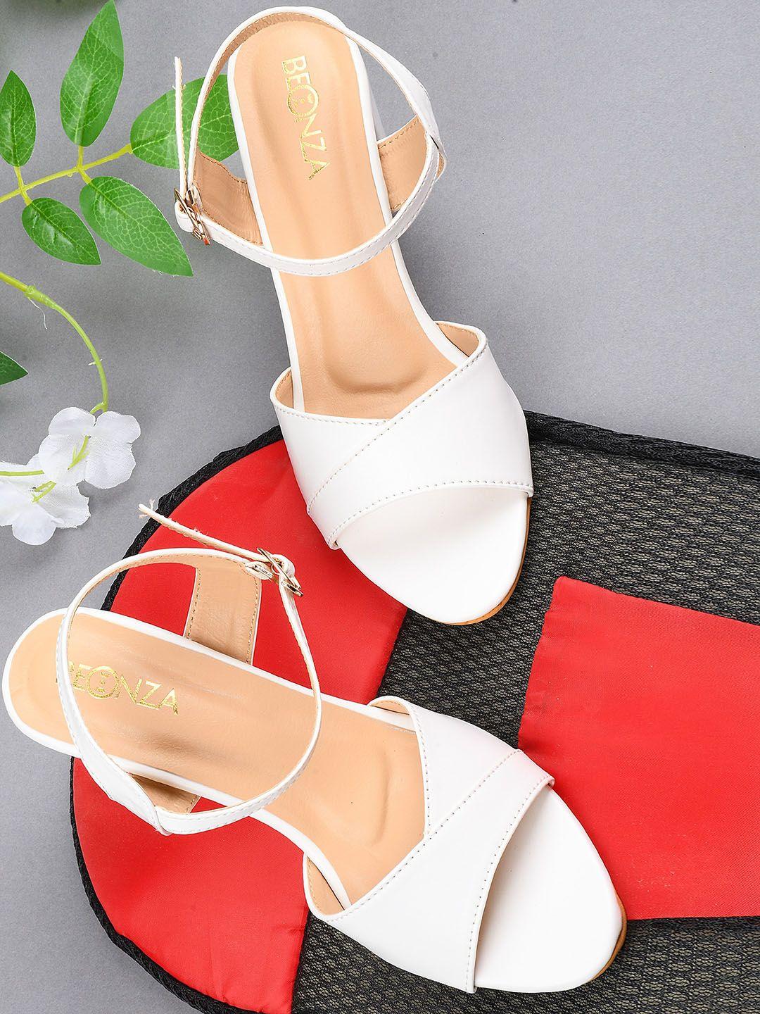 beonza open toe block heels