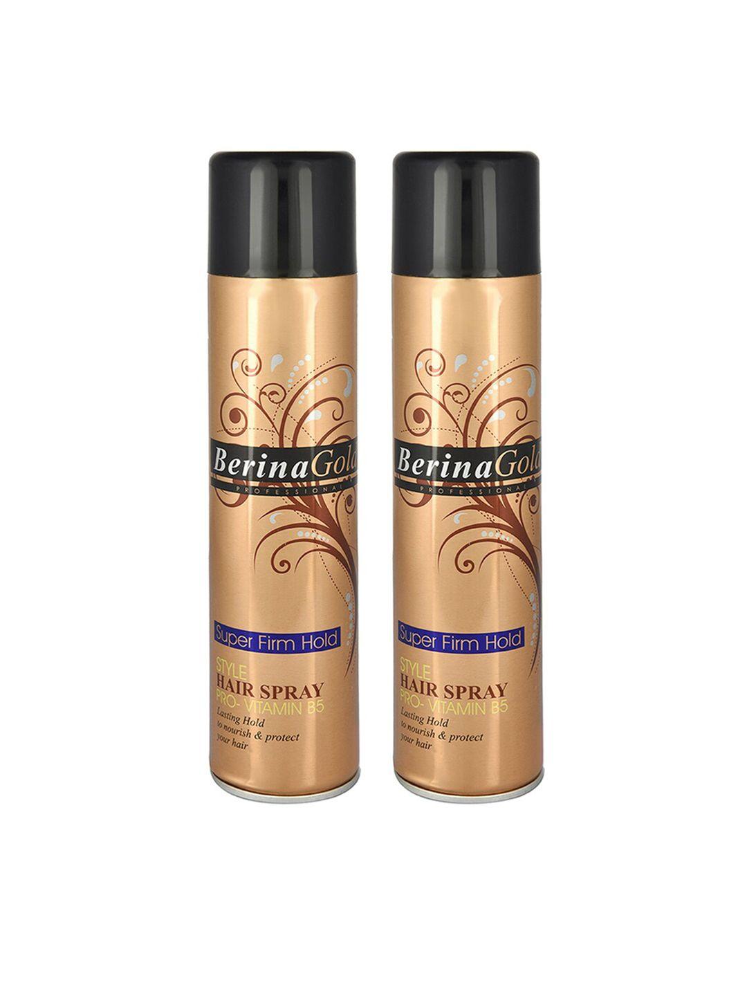 berina hair spray- super firm hold, 250ml (pack of 2)