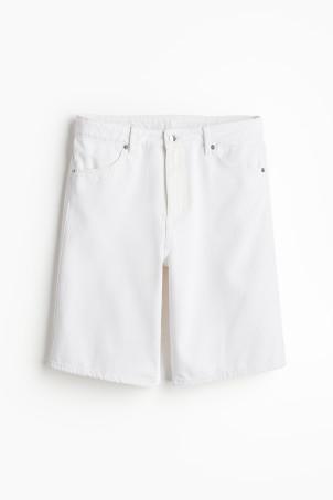 bermuda low denim shorts