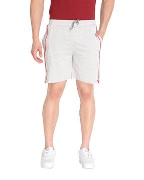 bermuda shorts with contrast taping