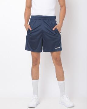 bermuda shorts with contrast taping