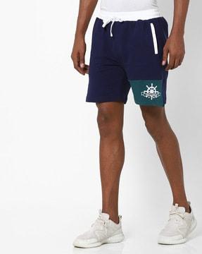 bermuda shorts with drawstring waist