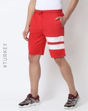 bermuda shorts with drawstring waist