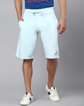 bermuda shorts with drawstring waist