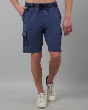 bermuda shorts with drawstring waist