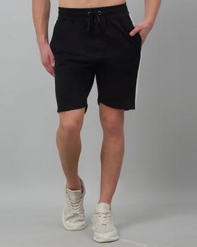 bermuda shorts with drawstring waist