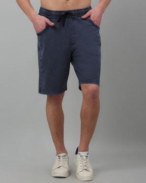 bermuda shorts with drawstring waist