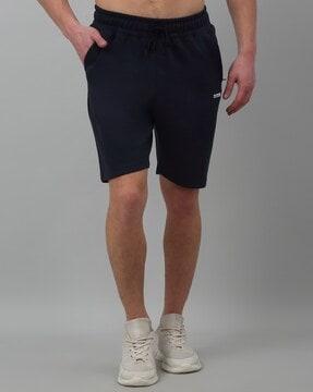 bermuda shorts with drawstring waist