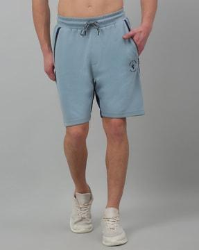 bermuda shorts with drawstring waist