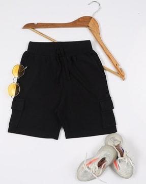 bermuda shorts with elasticated waist