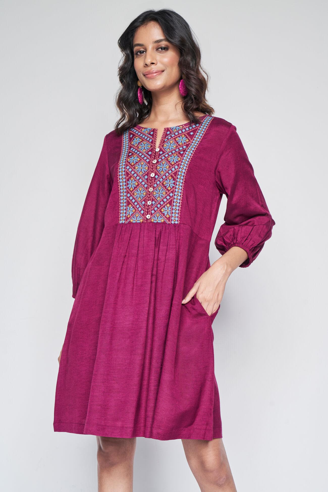 berry boheme dress