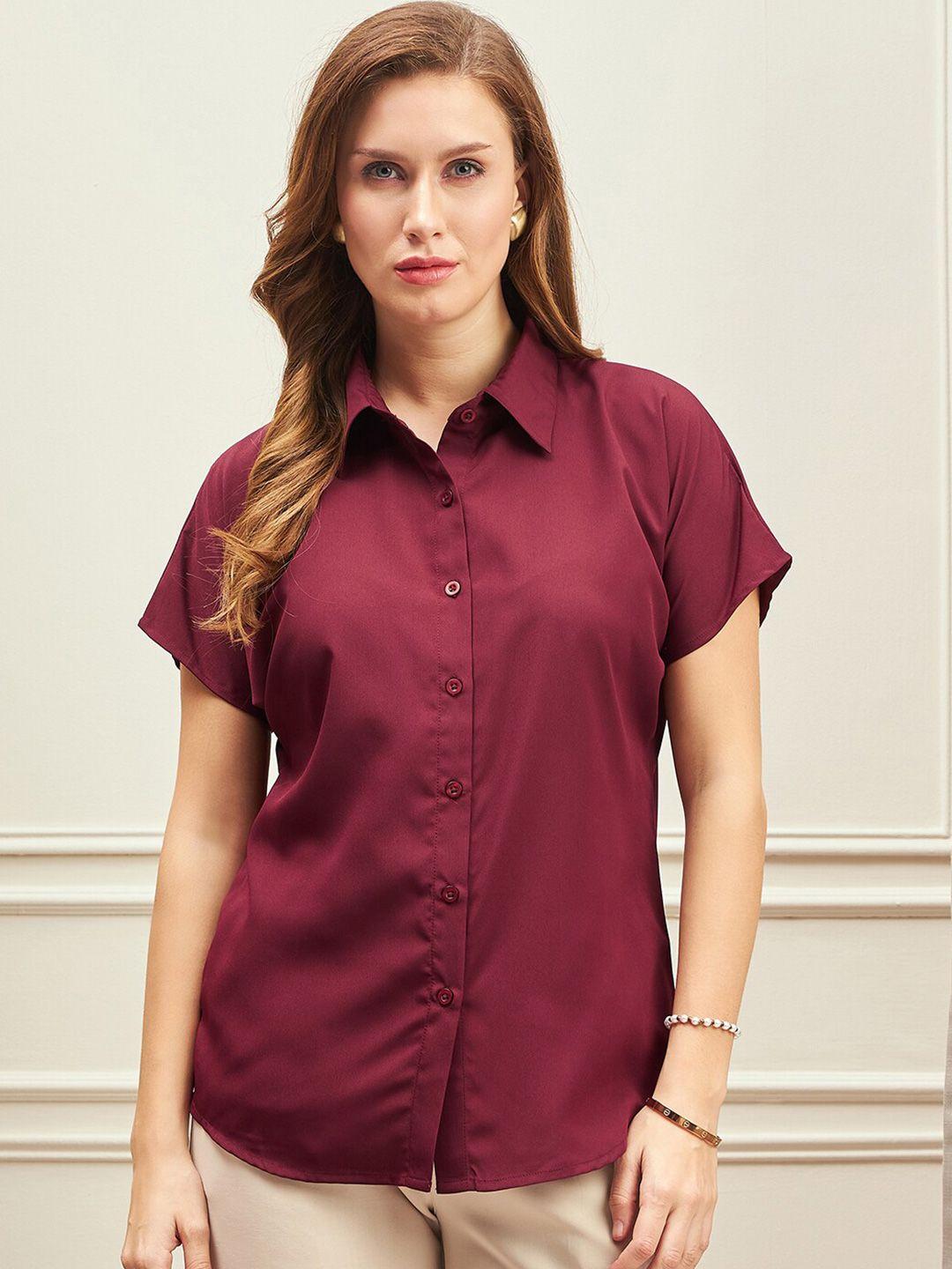 berrylush bizwear extended sleeves shirt