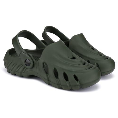 bersache comfortable stylish fashionable clogs for men (green)