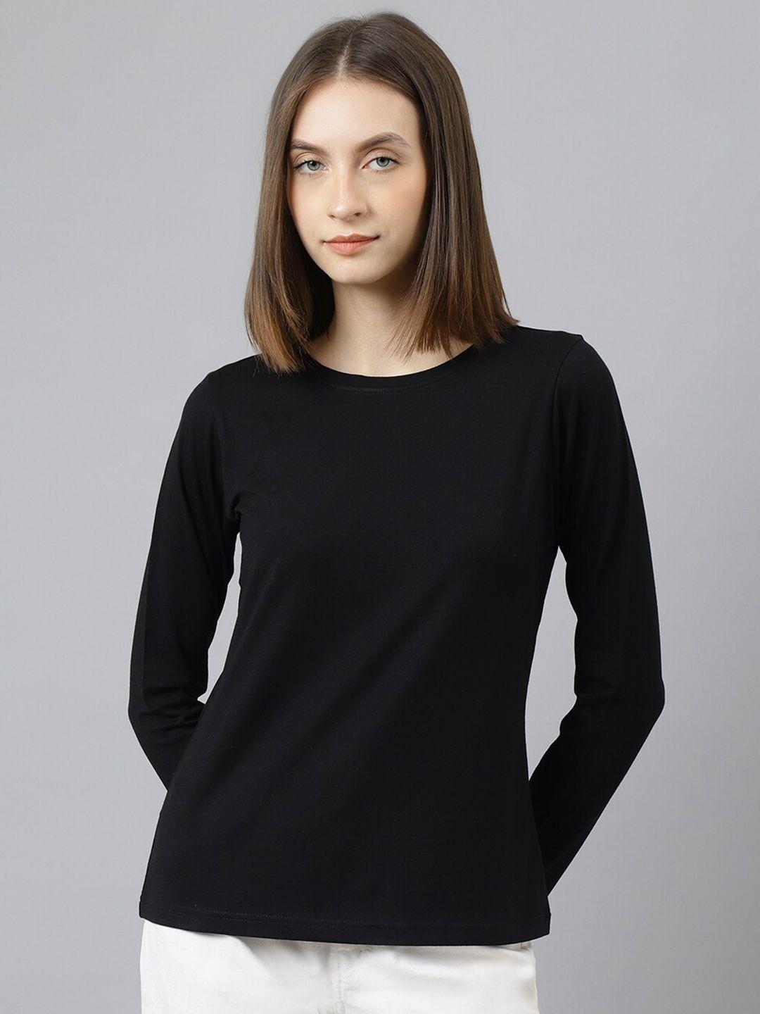 besimple women black monochrome t-shirt