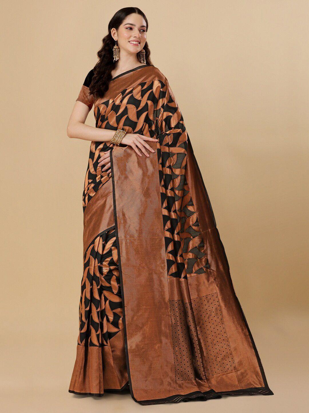 besucher  paisley zari silk blend kanjeevaram saree