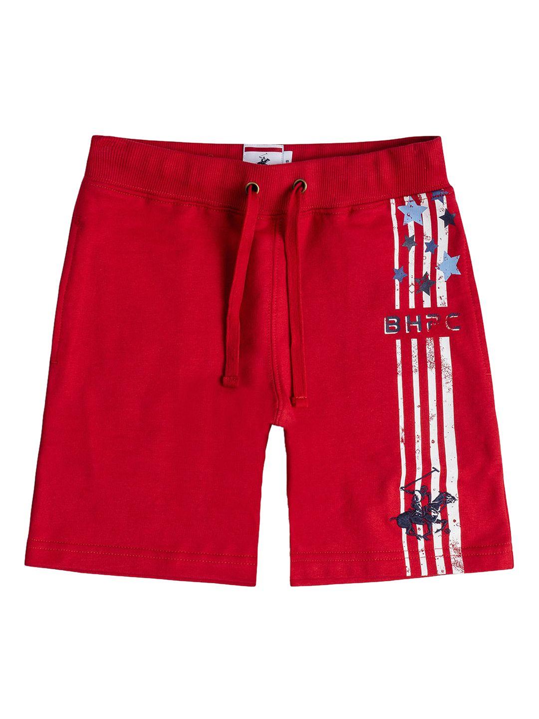beverly hills polo club boys red shorts