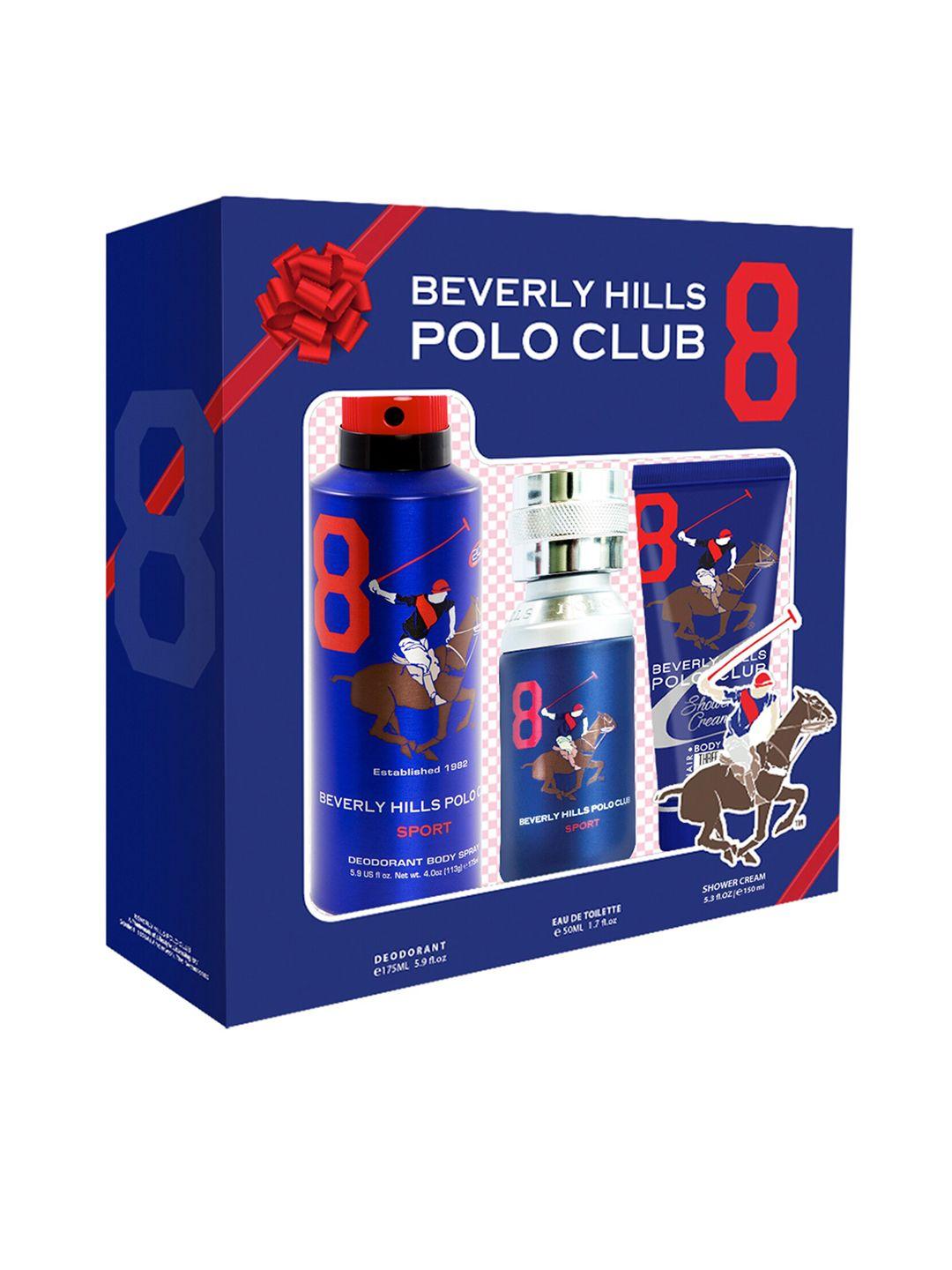 beverly hills polo club eau de parfum 50ml + deodorant 150ml + shower cream 150ml