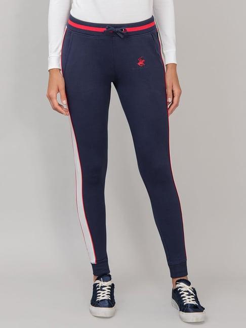 beverly hills polo club navy mid rise joggers
