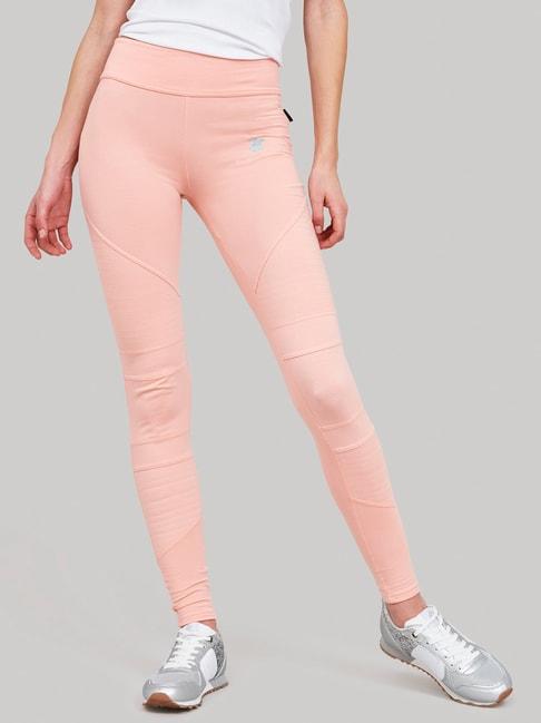 beverly hills polo club pink mid rise tights