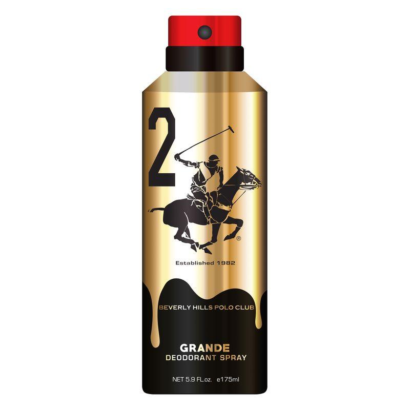 beverly hills polo club 2 gold grande deodorant spray