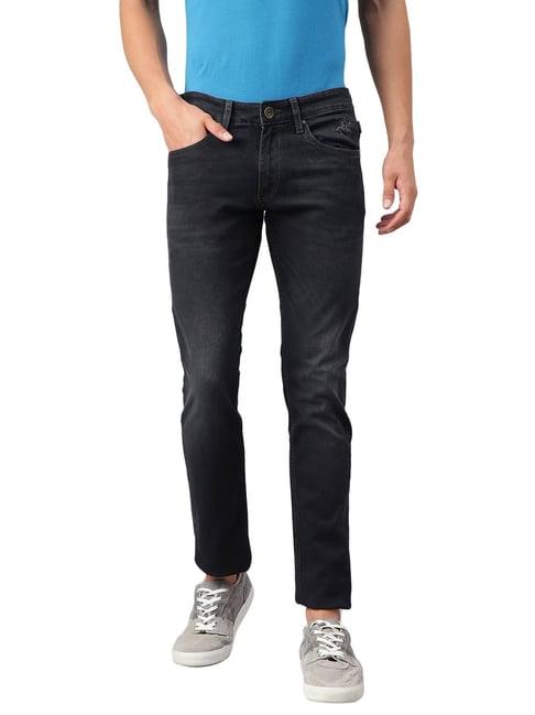 beverly hills polo club black skinny fit lightly washed jeans