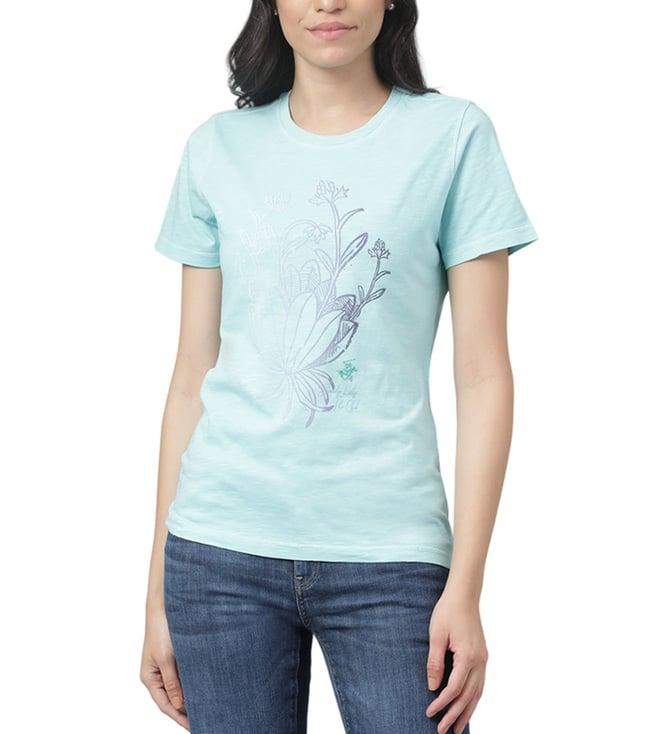 beverly hills polo club blue printed t-shirt