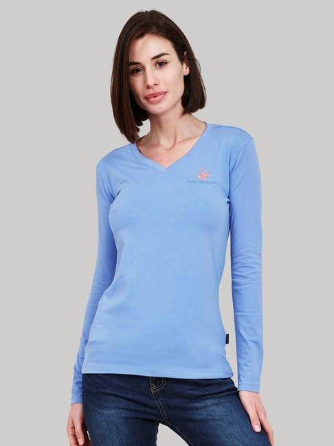 beverly hills polo club blue regular fit t-shirt