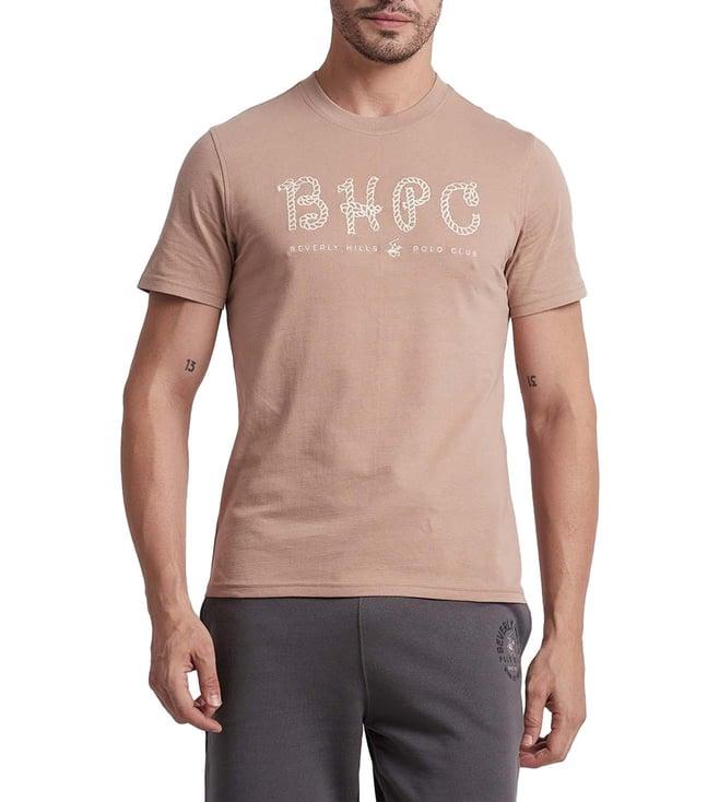 beverly hills polo club brown ranch regular fit t-shirts