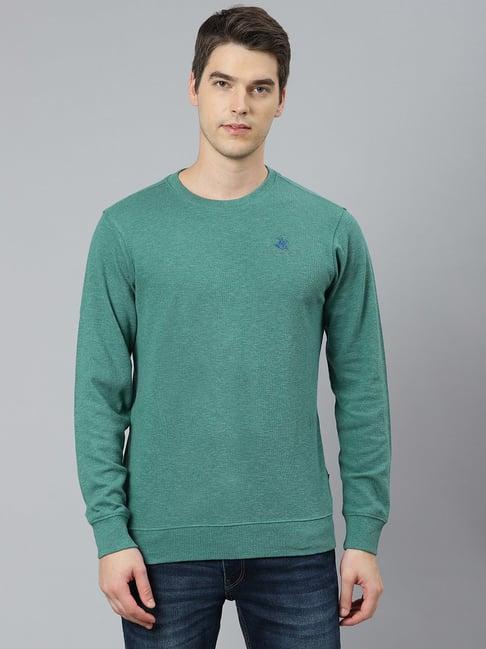 beverly hills polo club green full sleeves round neck sweatshirt