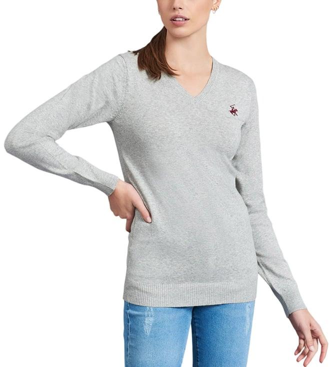 beverly hills polo club grey pullover