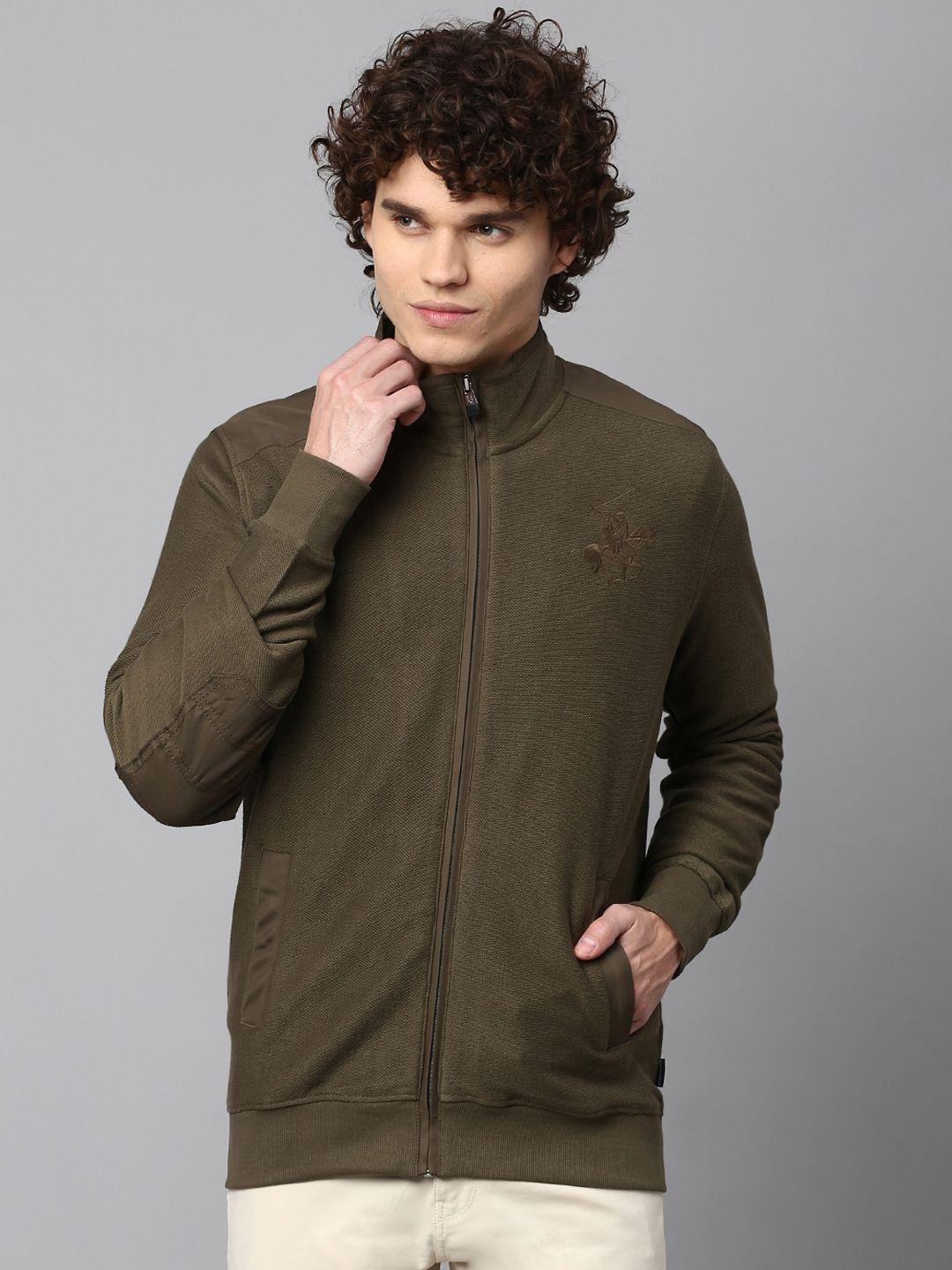 beverly hills polo club men bomber with embroidered jacket
